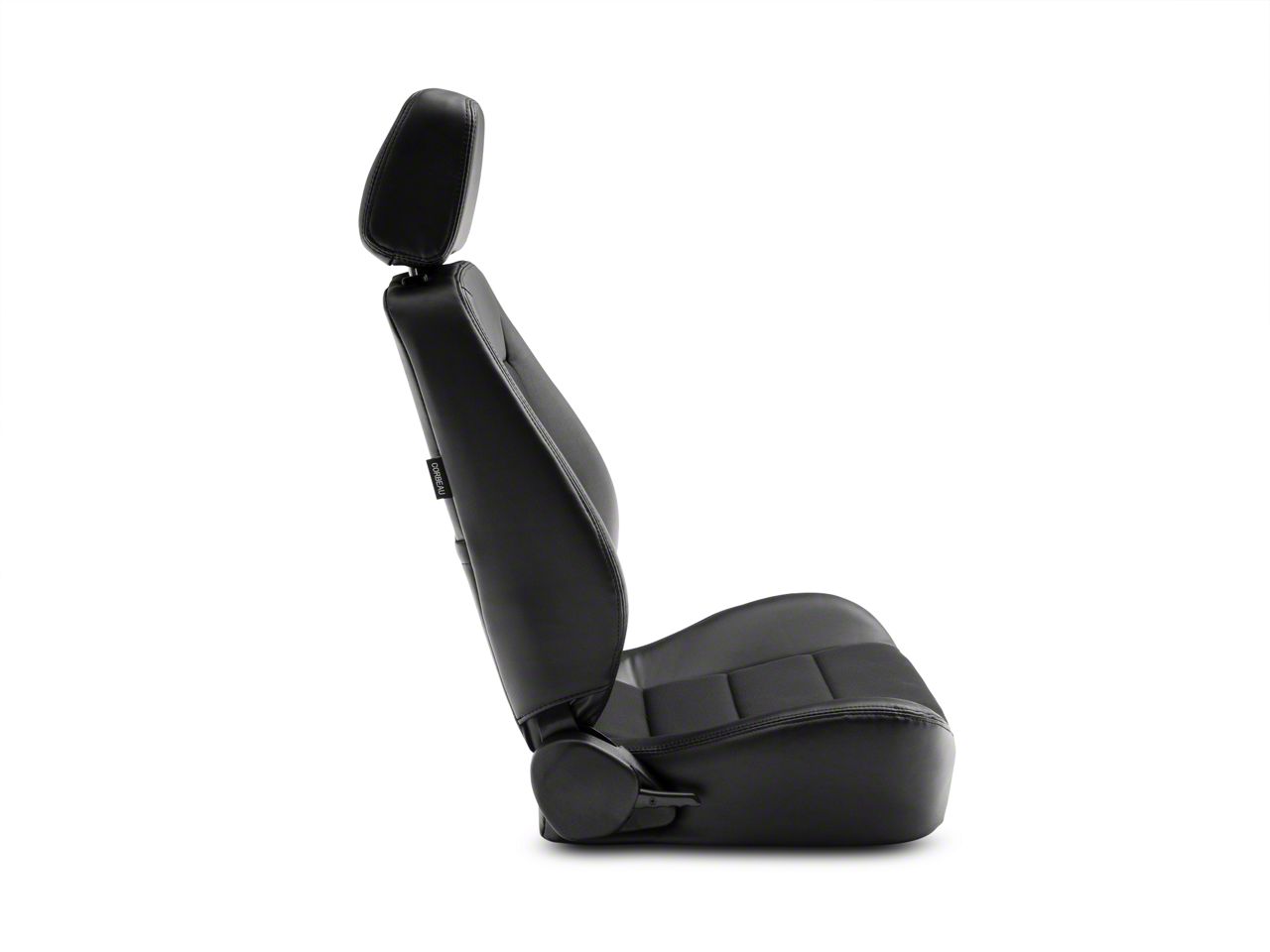 Corbeau Jeep Wrangler Sport Reclining Seats; Black Vinyl