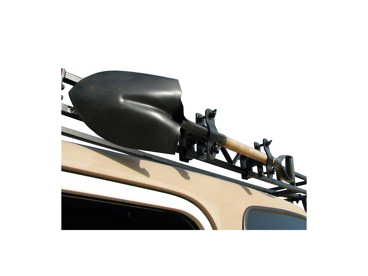 Garvin Toyota 4 Runner Single Axe or Shovel Mount for 6 Inch High Roof Rack 29916 Free Shipping