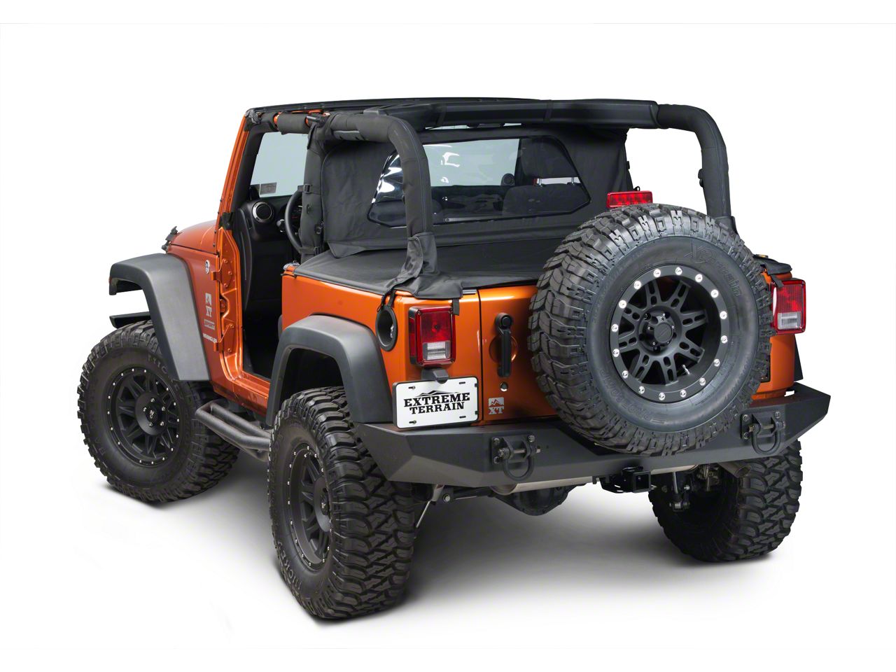 Bestop Jeep Wrangler Windjammer; Black 80031-35 (07-18 Jeep
