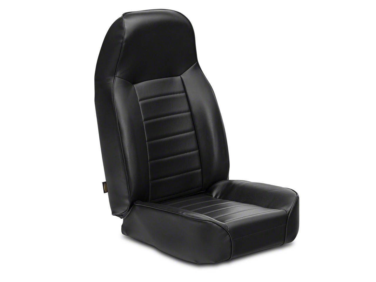 Smittybilt Jeep Wrangler Standard Front Bucket Seat; Black
