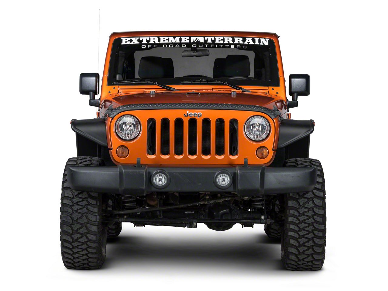Rugged Ridge Jeep Wrangler Body Armor Hood Stone Guard - Black
