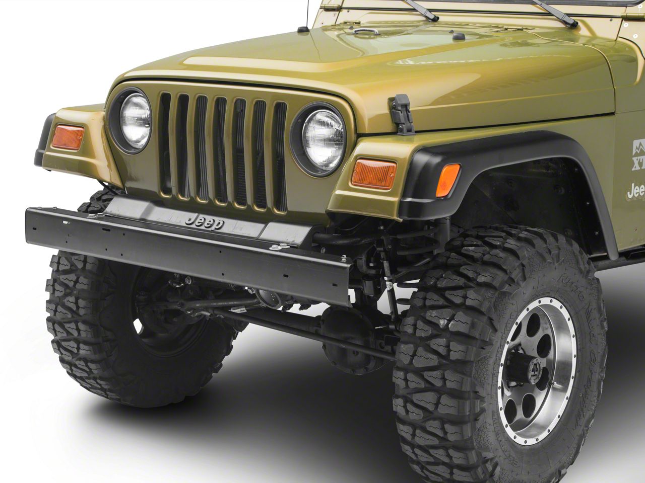 Set of 2 Front Bumper End Caps Left & Right Side For 1997