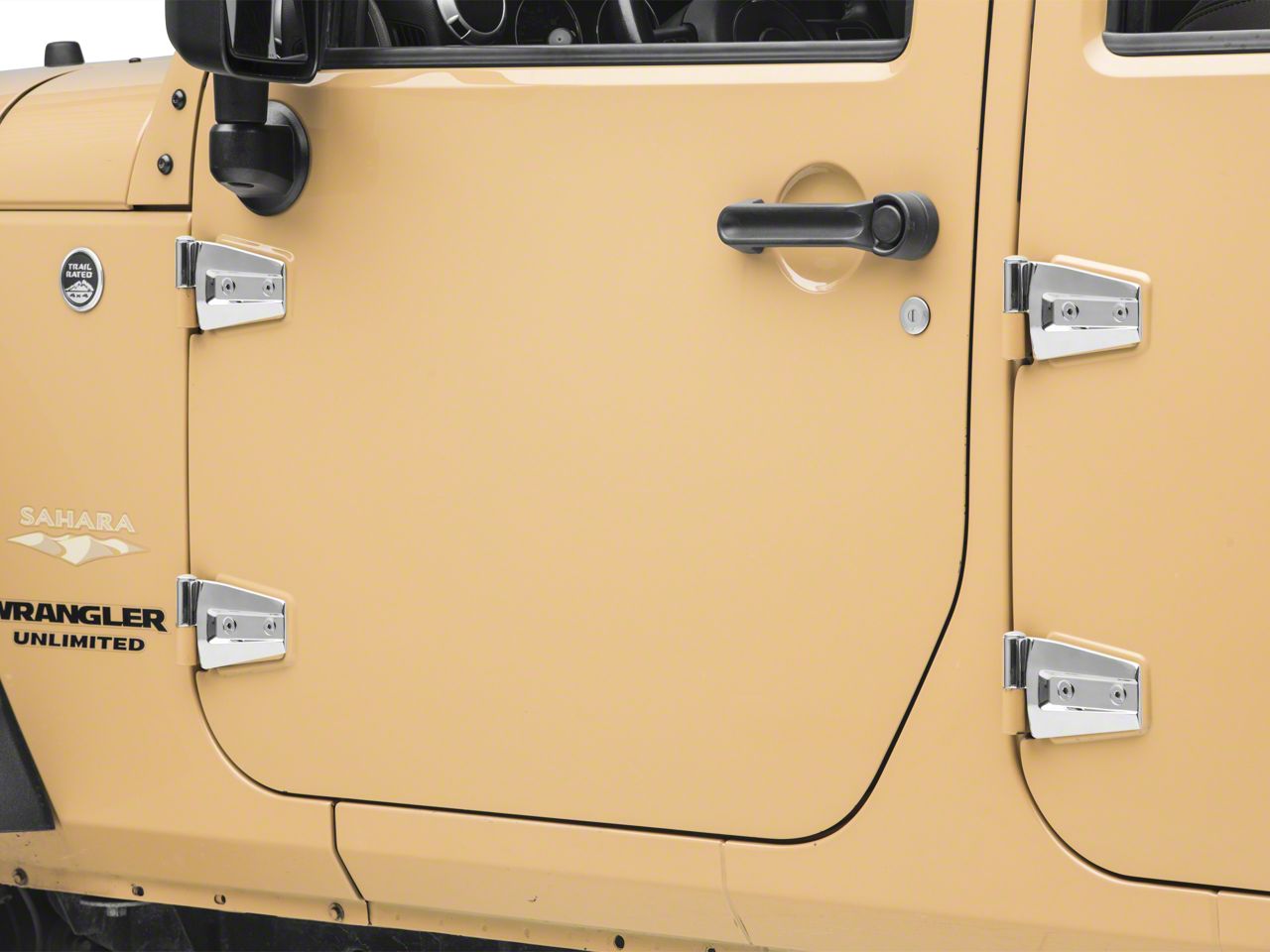 Kit De Charnières De Porte Pour Jeep Wrangler JK/JKU 2007-2018 - 16 Pièces Noires, Anti-rouille, Installation Facile