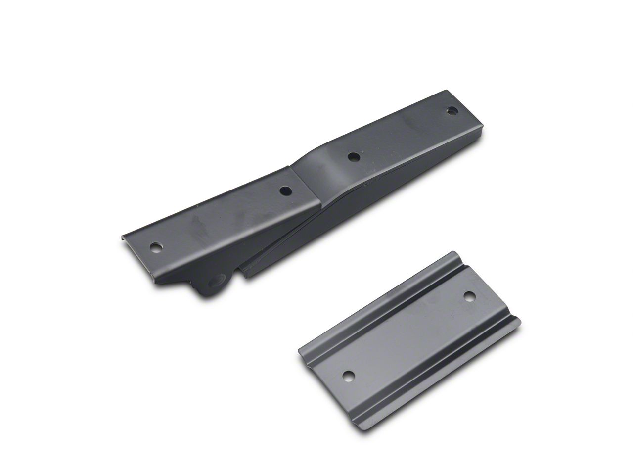 Hooke Road Tailgate Reinforcement Kit For 1997-2006 Jeep Wrangler TJ - Door Hinge, Black Steel 10 thumbnail image