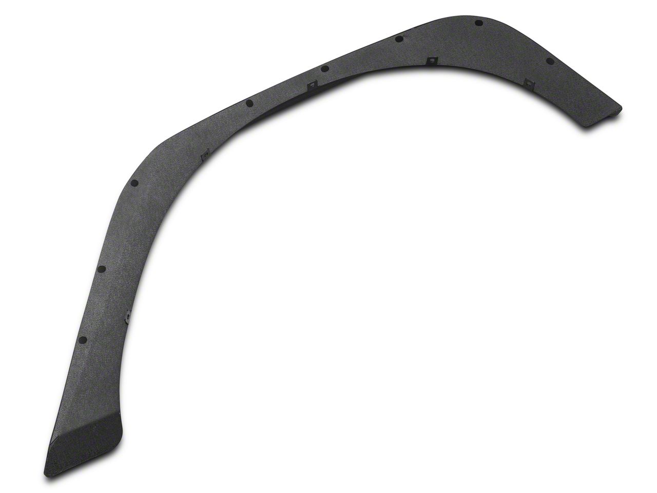 Jeep Wrangler Steel Fender Flares; Textured Black (07-18