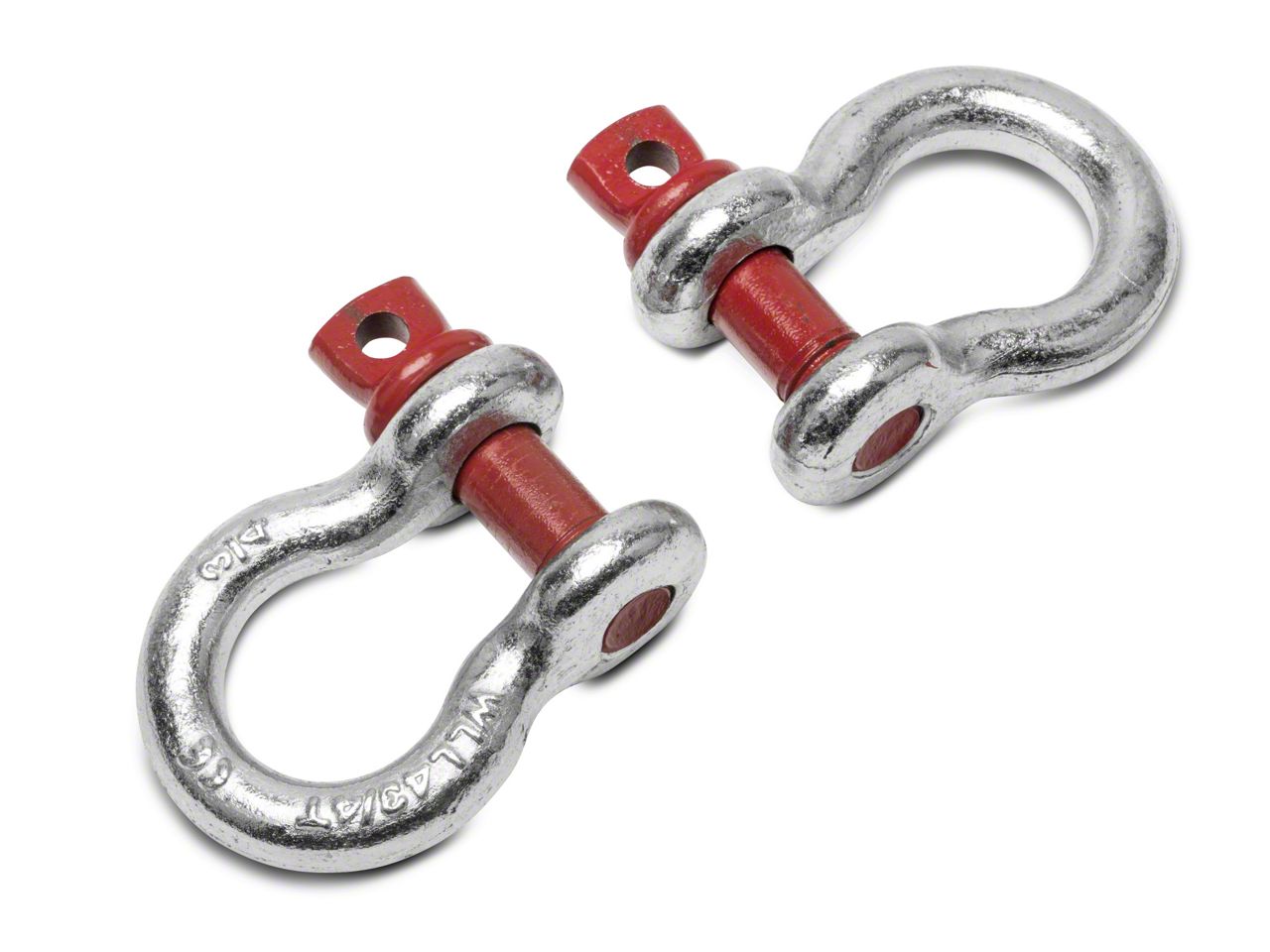 Rugged Ridge D-Ring 3/4 In. 9500 Lbs. Shackles In Red 11235.20 - The Home Depot - Foto 3