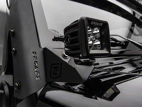 ZRoadz Jeep Wrangler 3 in. LED Light Cubes w/ A-Pillar Mounting