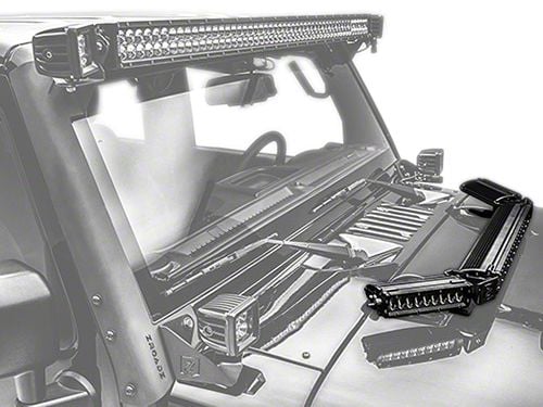 ZRoadz Jeep Wrangler 3 in. LED Light Cubes w/ A-Pillar Mounting
