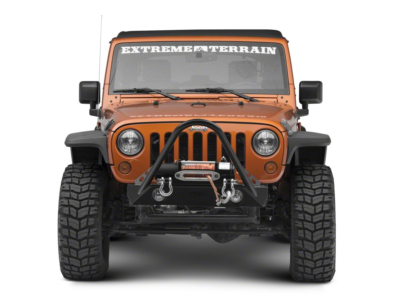 Poison Spyder Jeep Wrangler BFH II Front Bumper with Trail Stinger