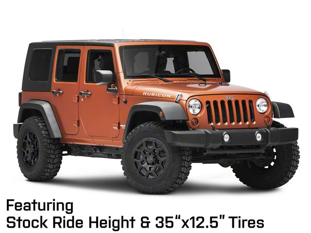 Black Rhino Jeep Wrangler Overland Matte Black Wheel; 18x9.5 Black Rhino Jeep Wrangler Overland Matte Black Wheel; 18x9.5