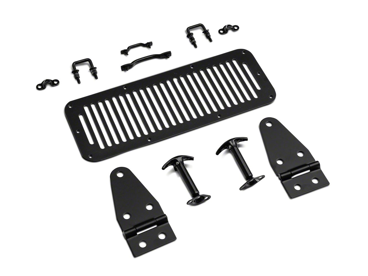 Smittybilt Jeep Wrangler Complete Hood Kit 7699 (78-95 Jeep Smittybilt Jeep Wrangler Complete Hood Kit 7699 (78-95 Jeep