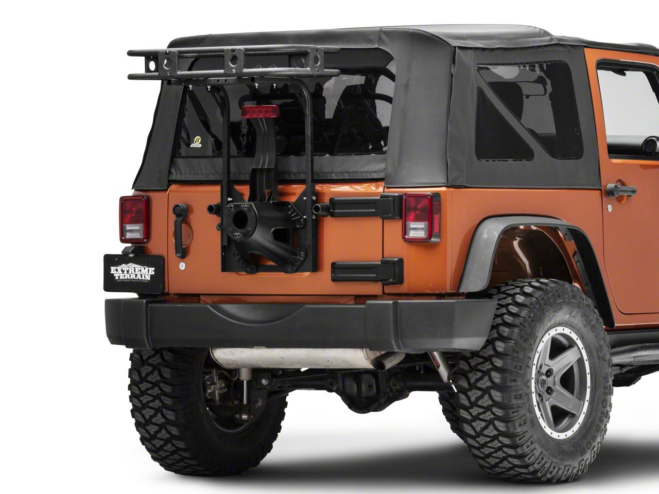 Smittybilt Jeep Wrangler Defender Rack Tailgate Basket 76718 (07