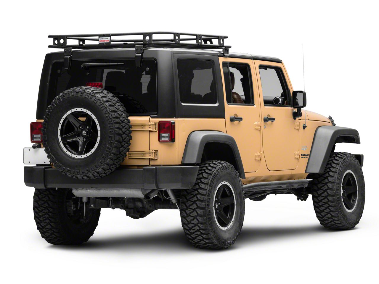 Smittybilt Jeep Wrangler Defender Rack Roof Mounting Kit DS31-4 