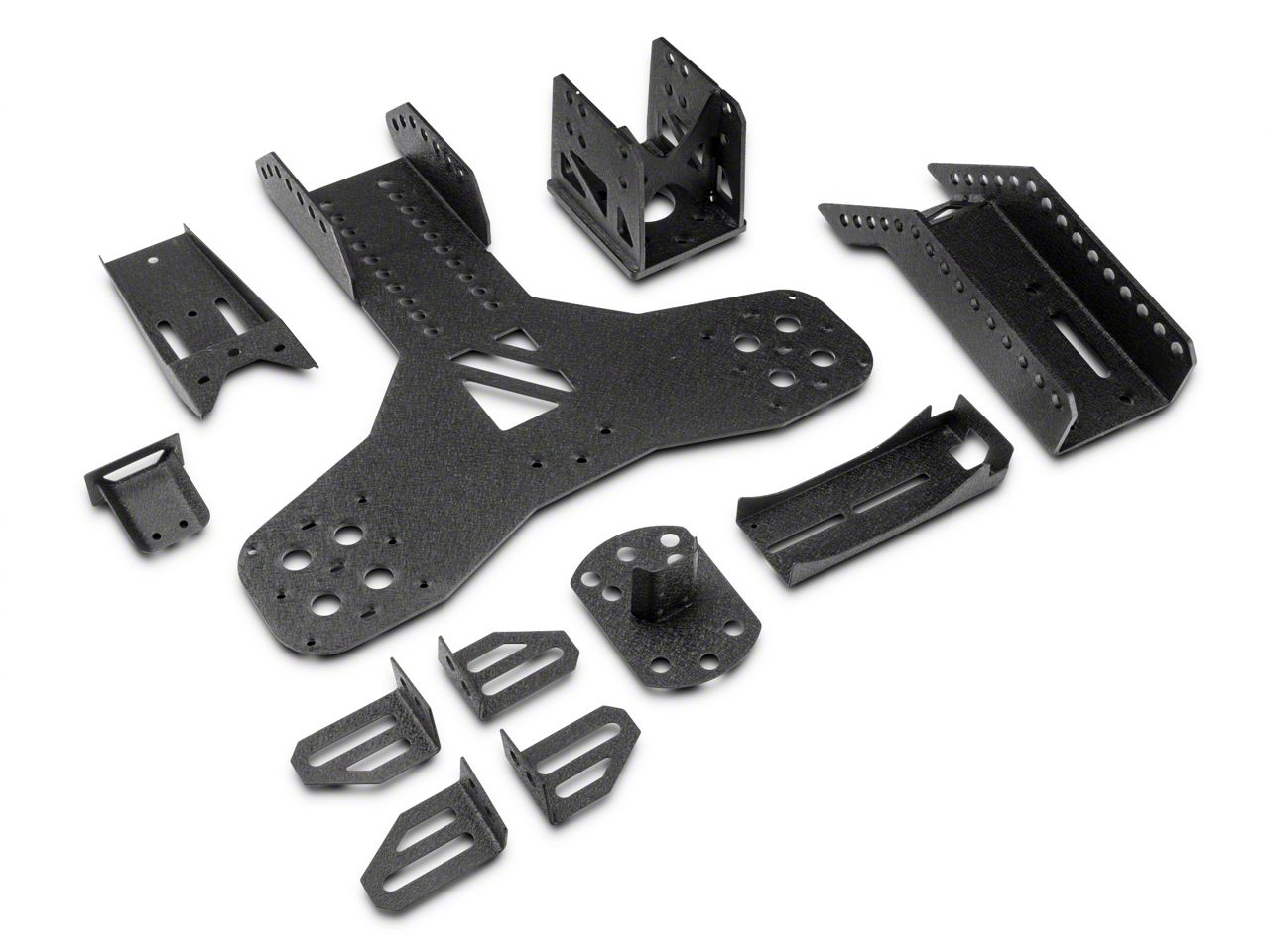 Smittybilt Jeep Wrangler XRC Slant Back Tire Mount Kit 76857-05