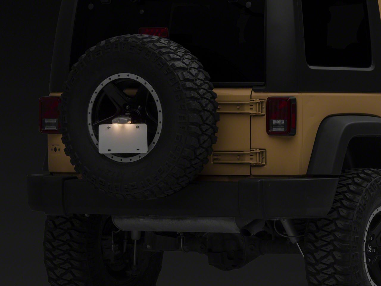 License Plate Holder for Jeep Wrangler JL 2018 2019 2020 2021 Car Rear