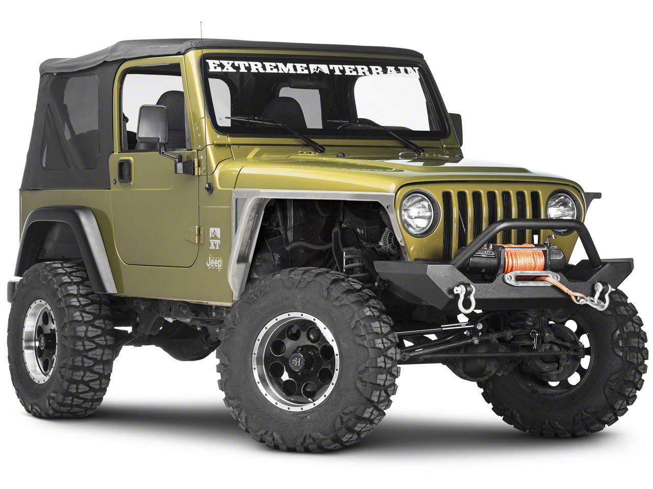 Poison Spyder Jeep Wrangler 3 in. Front DeFender XC Tapered Fender