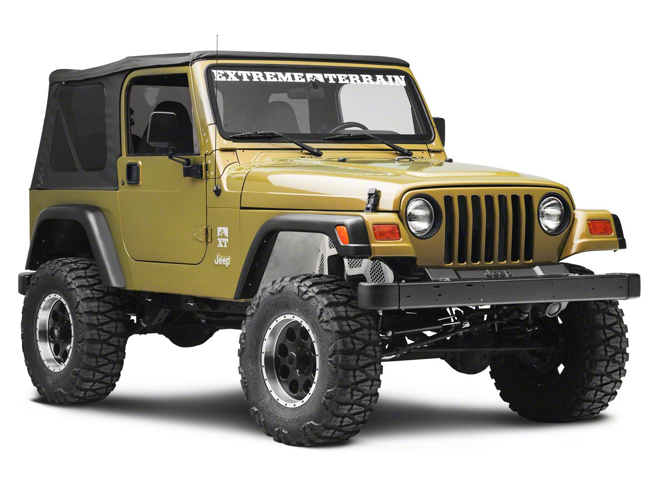 Poison Spyder Jeep Wrangler DeFender XC Vented Inner Fender Kit