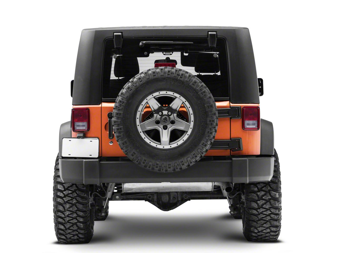 Teraflex Jeep Wrangler Alpha License Plate & 3rd Brake Light Mount