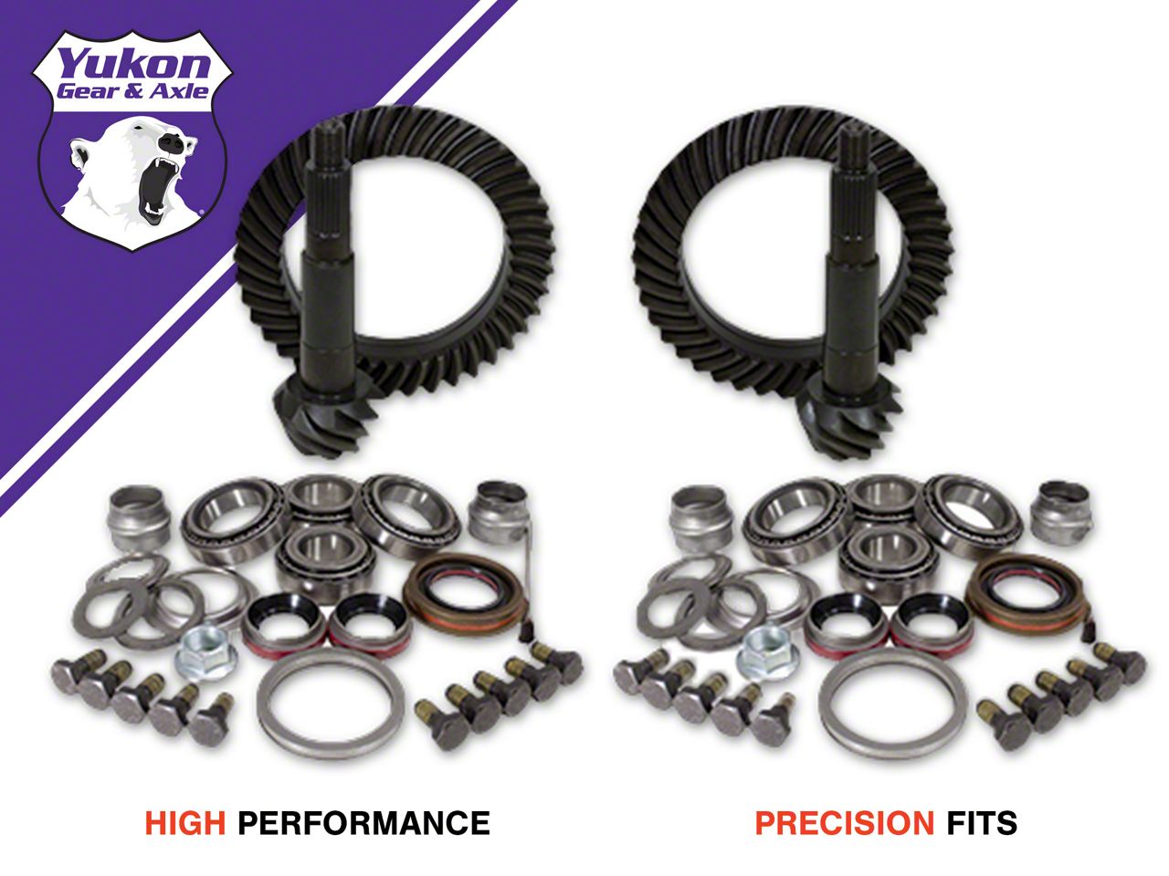 Dana 44 JK Non-Rubicon 35 Spline Rear Axle Shaft Kit