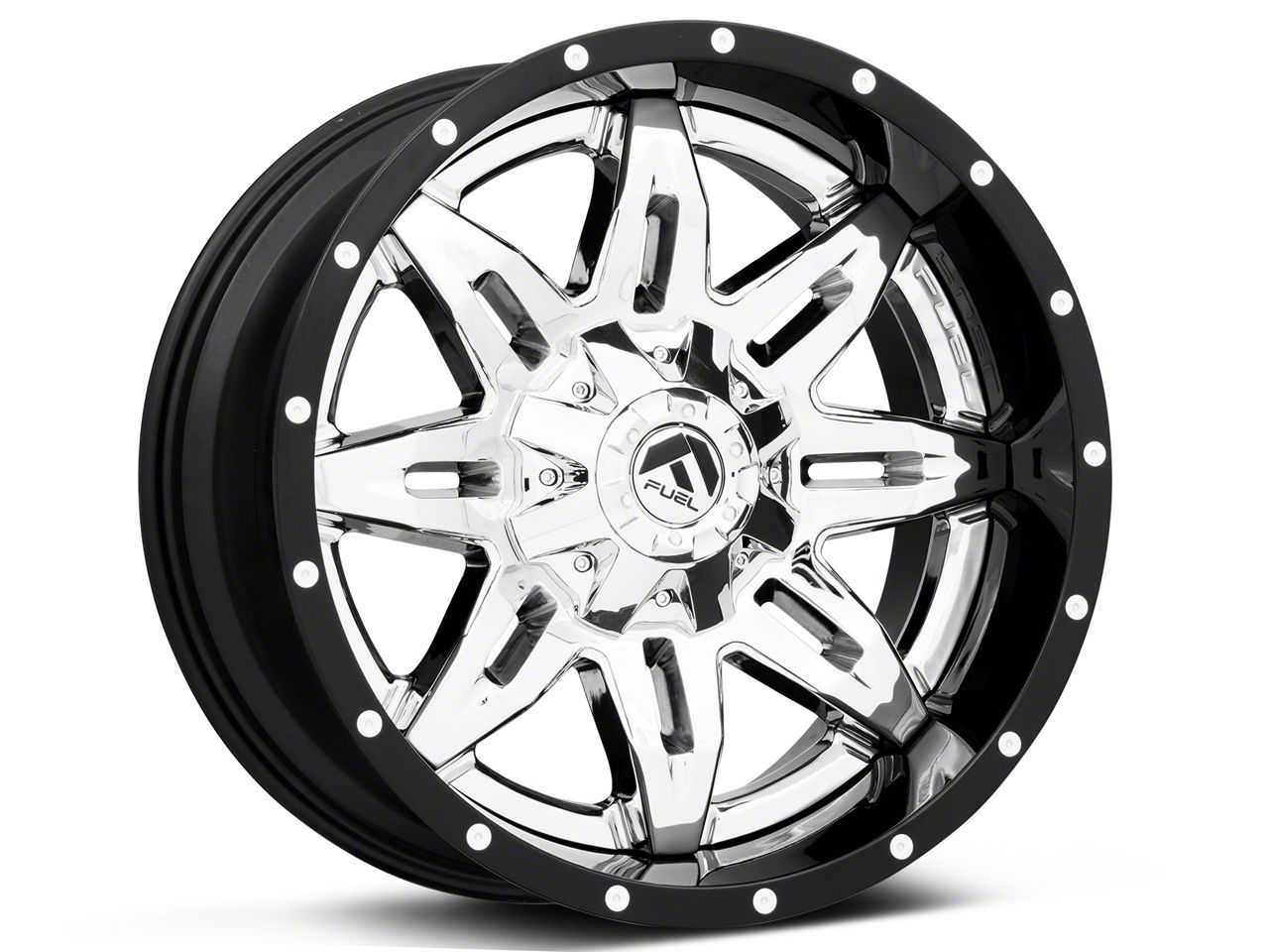 Fuel Wheels Jeep Wrangler Lethal Chrome Wheel; 20x10; -19mm Offset
