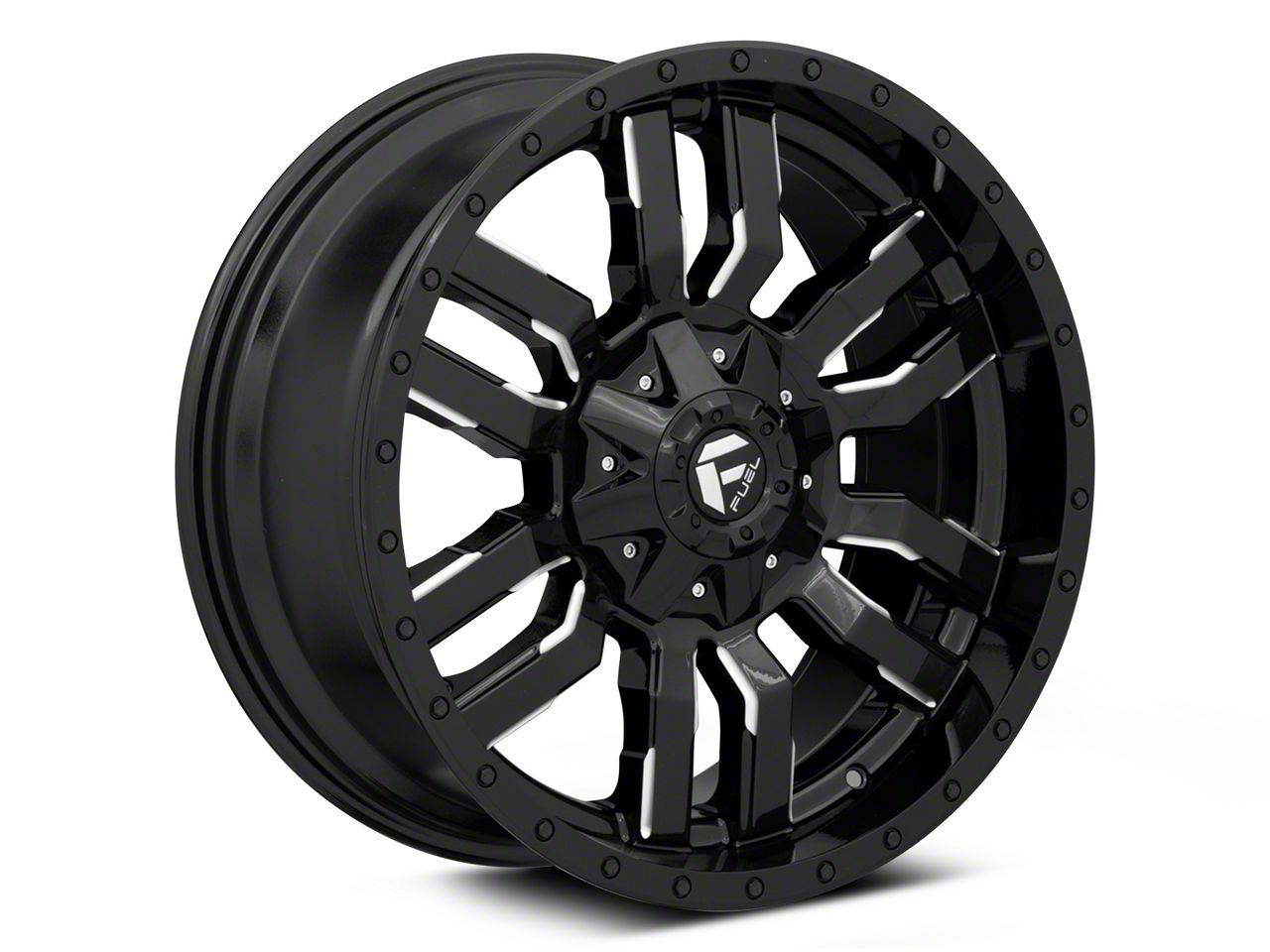 Fuel Wheels Jeep Wrangler Sledge Gloss Black Milled Wheel