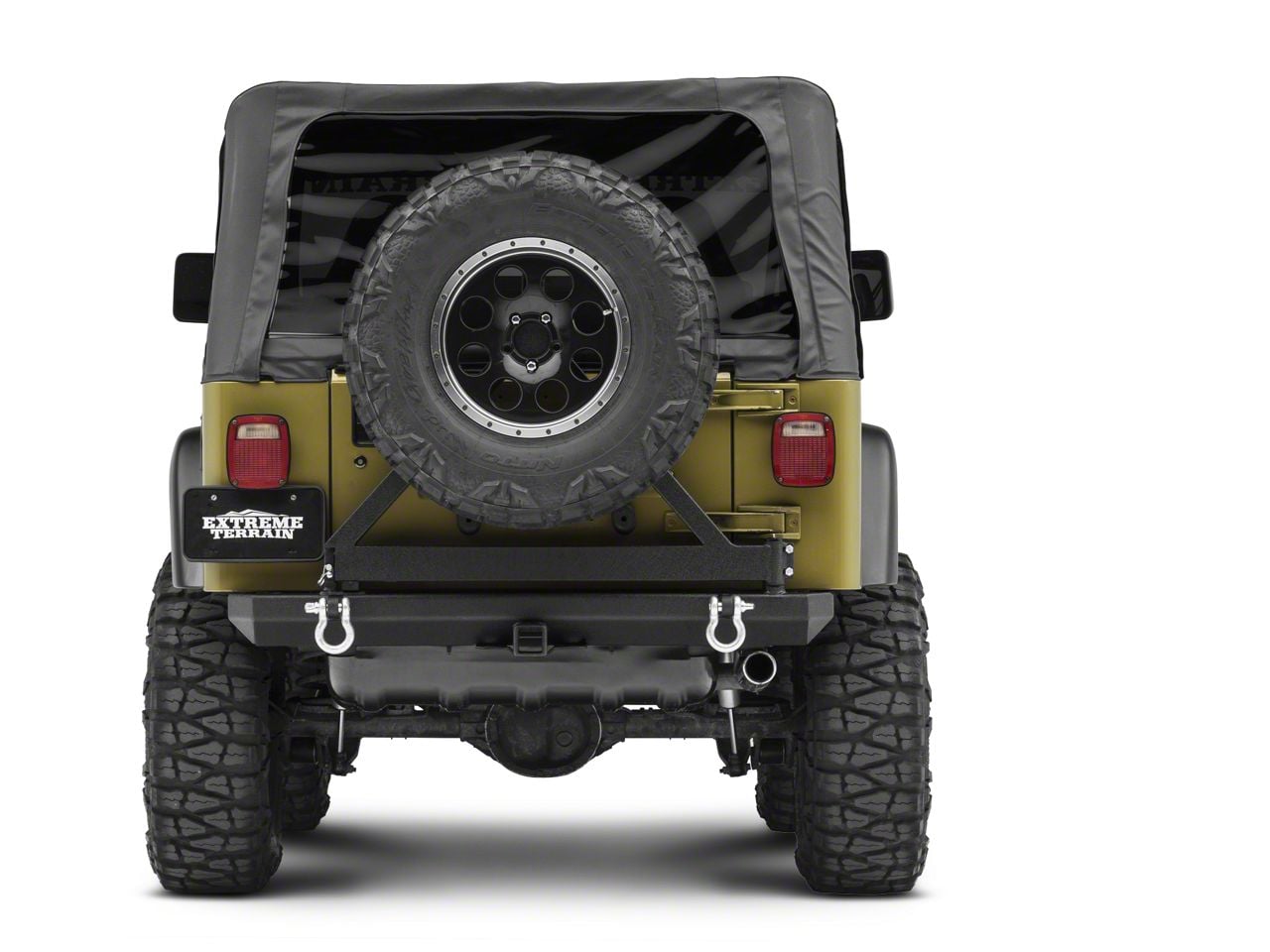 Smittybilt Jeep Wrangler SRC Classic Rear Bumper with D-Rings