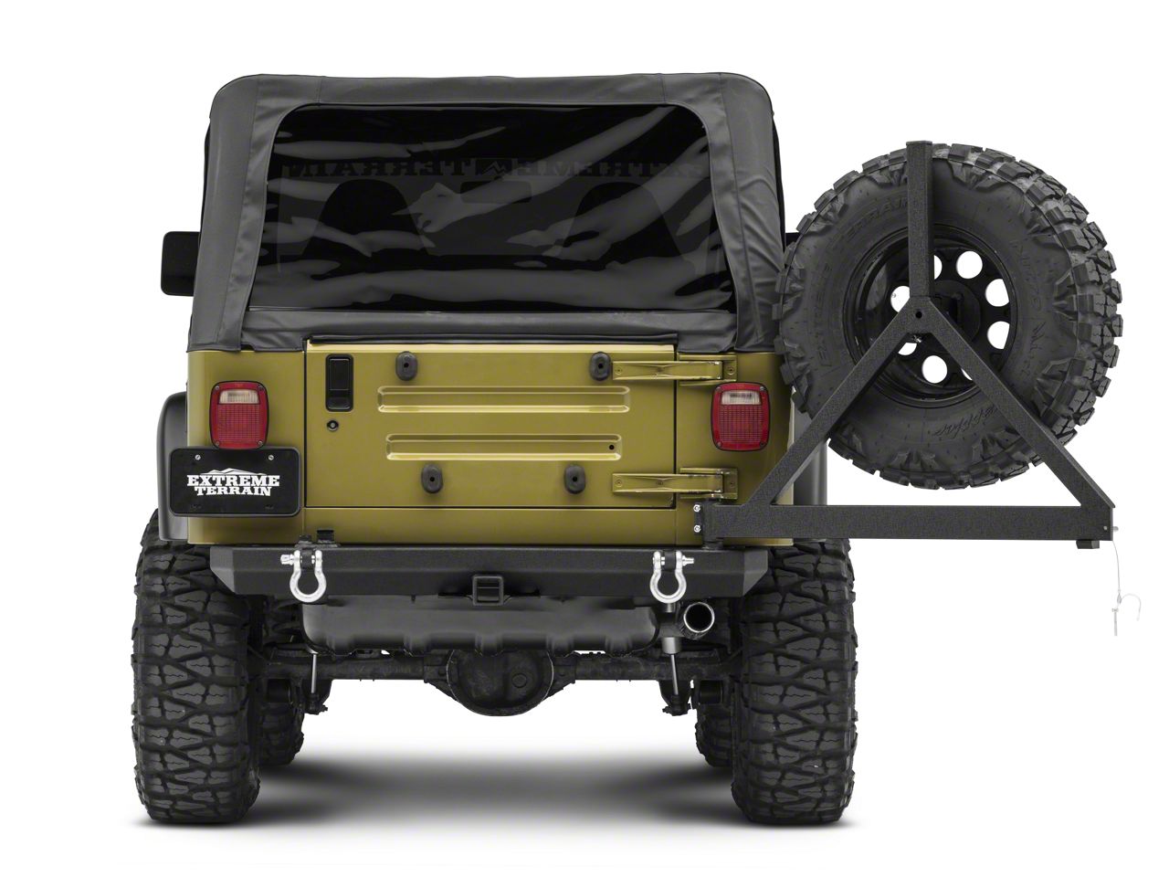 Smittybilt Jeep Wrangler SRC Classic Rear Bumper with D-Rings