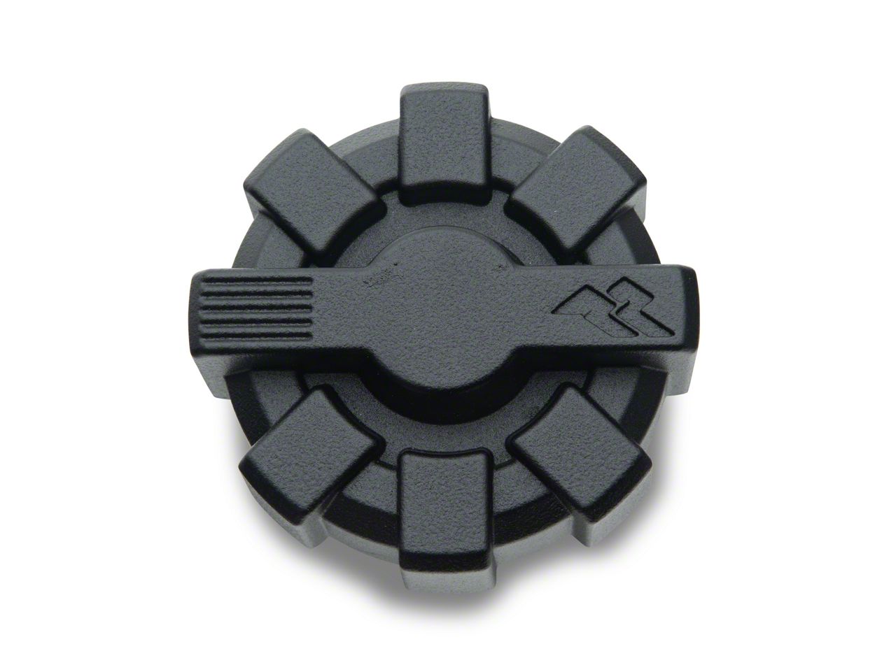 Rugged Ridge Jeep Wrangler Elite Fuel Cap; Black Aluminum 11229.10