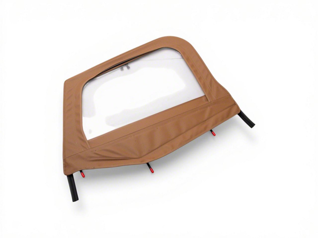 Bestop Jeep Wrangler 2-Piece Full Fabric Doors; Spice 51783-37 (80
