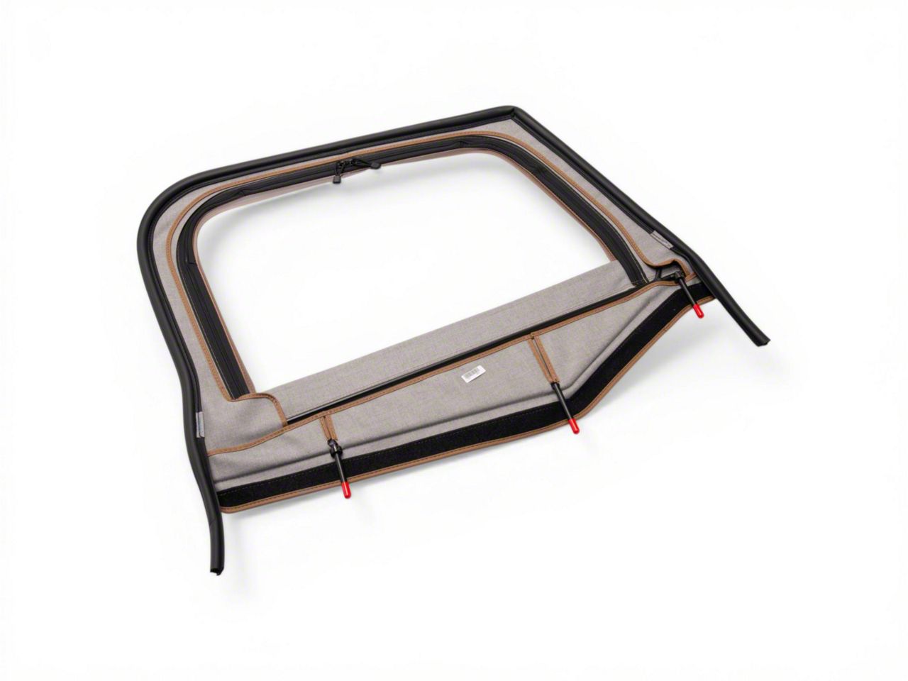 Bestop Jeep Wrangler 2-Piece Full Fabric Doors; Spice 51783-37 (80
