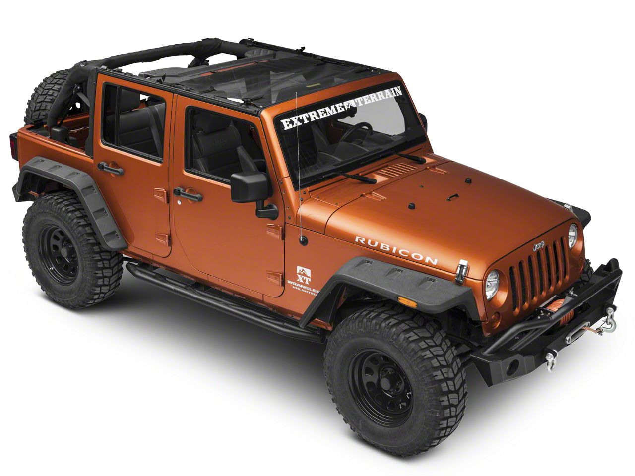Bestop Jeep Wrangler Targa Style Sun Bikini Top - Mesh 52400