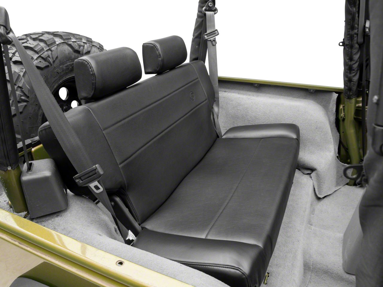 Bestop Jeep Wrangler Trailmax II Fold & Tumble Rear Bench