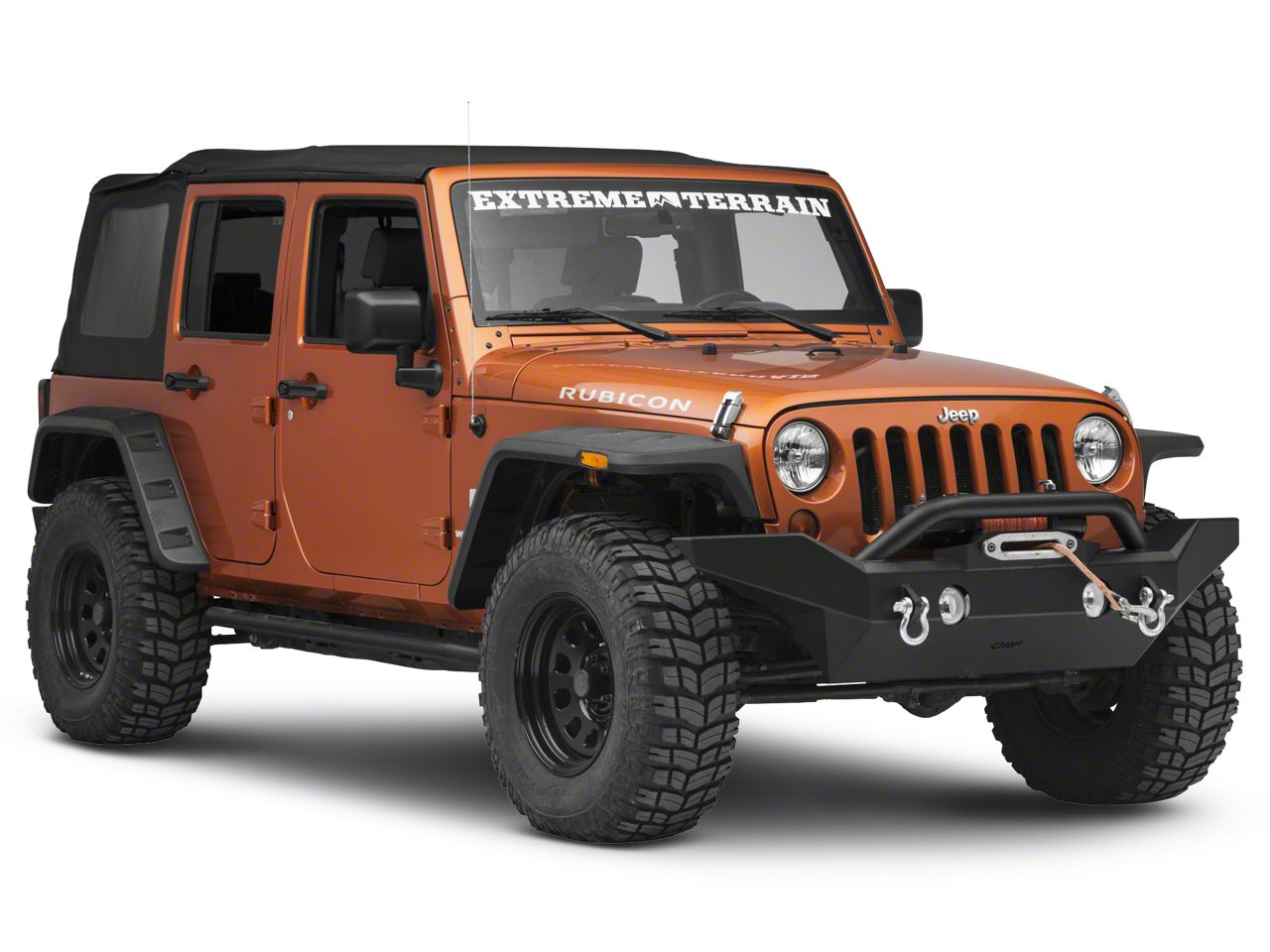 OR-Fab Jeep Wrangler Full Width Top Winch Front Bumper 83226