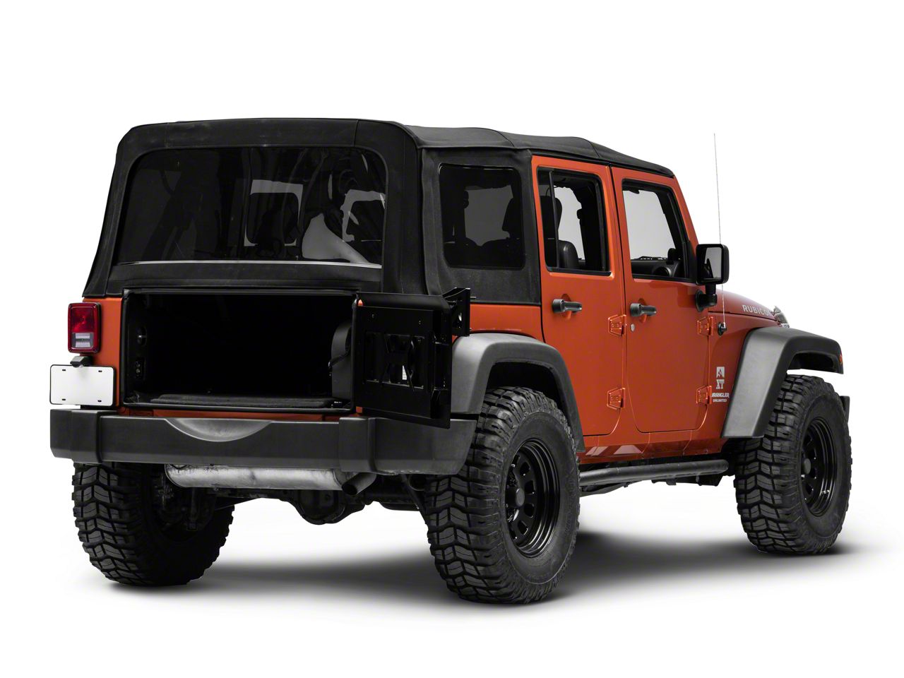 Smittybilt Jeep Wrangler XRC Tailgate w/ Tire Carrier 76410 (07-18