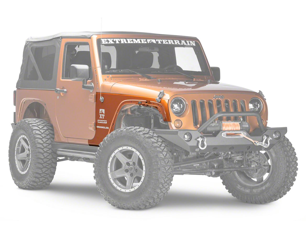 Jeep Wrangler JK用　フェンダー Jeep Wrangler Fender; Front Passenger Side (07-18 Jeep Wrangler JK)