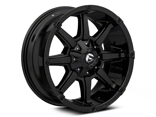 Fuel Wheels Jeep Wrangler Coupler Gloss Black Wheel; 20x9 Fuel Wheels Jeep Wrangler Coupler Gloss Black Wheel; 20x9