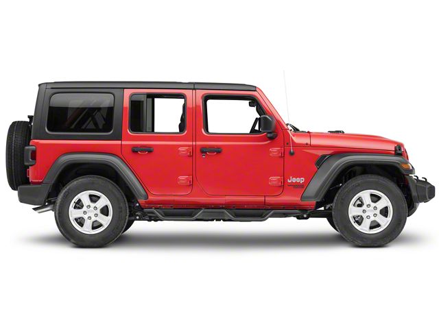 RedRock Jeep Wrangler HD Drop Side Step Bars J122643-JL (18 RedRock Jeep Wrangler HD Drop Side Step Bars J122643-JL (18