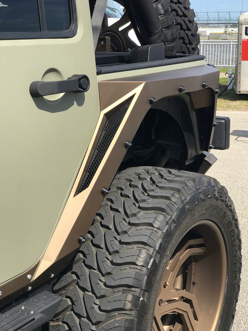 VPR 4x4 Jeep Wrangler Front Fenders - Bare Metal J123360 (07-18