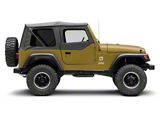 MasterTop Replacement Door Skin; Black Diamond; Passenger Side (97-06 Jeep Wrangler TJ)