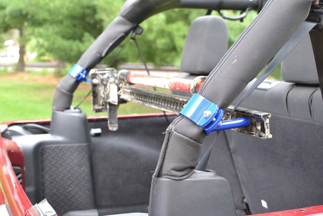 Steinjager Jeep Wrangler High Lift Jack Roll Bar Mount Kit; Hot Steinjager Jeep Wrangler High Lift Jack Roll Bar Mount Kit; Hot