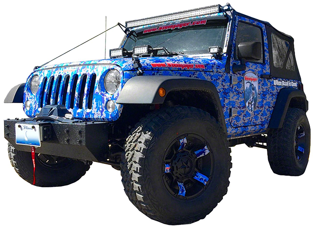 Steinjager Jeep Wrangler 2.5 in. Front Lift Springs - Playboy Blue
