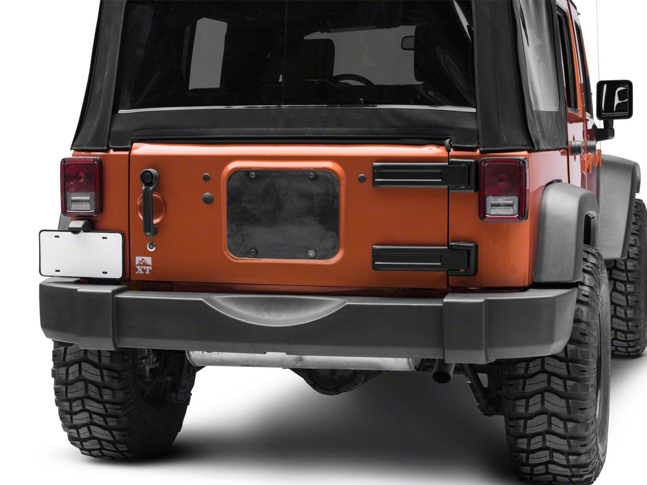 Steinjager Jeep Wrangler Spare Tire Carrier Delete Plate