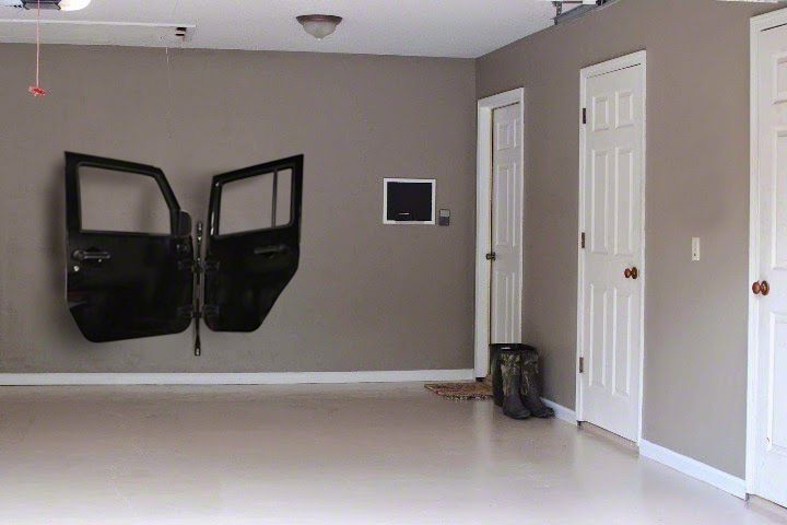 Steinjager Jeep Wrangler Door Holder - Black J0030813 (97-06 Jeep