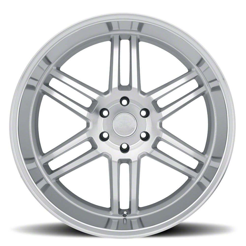 Black Rhino Jeep Cherokee Katavi Silver Wheel; 22x10; 30mm