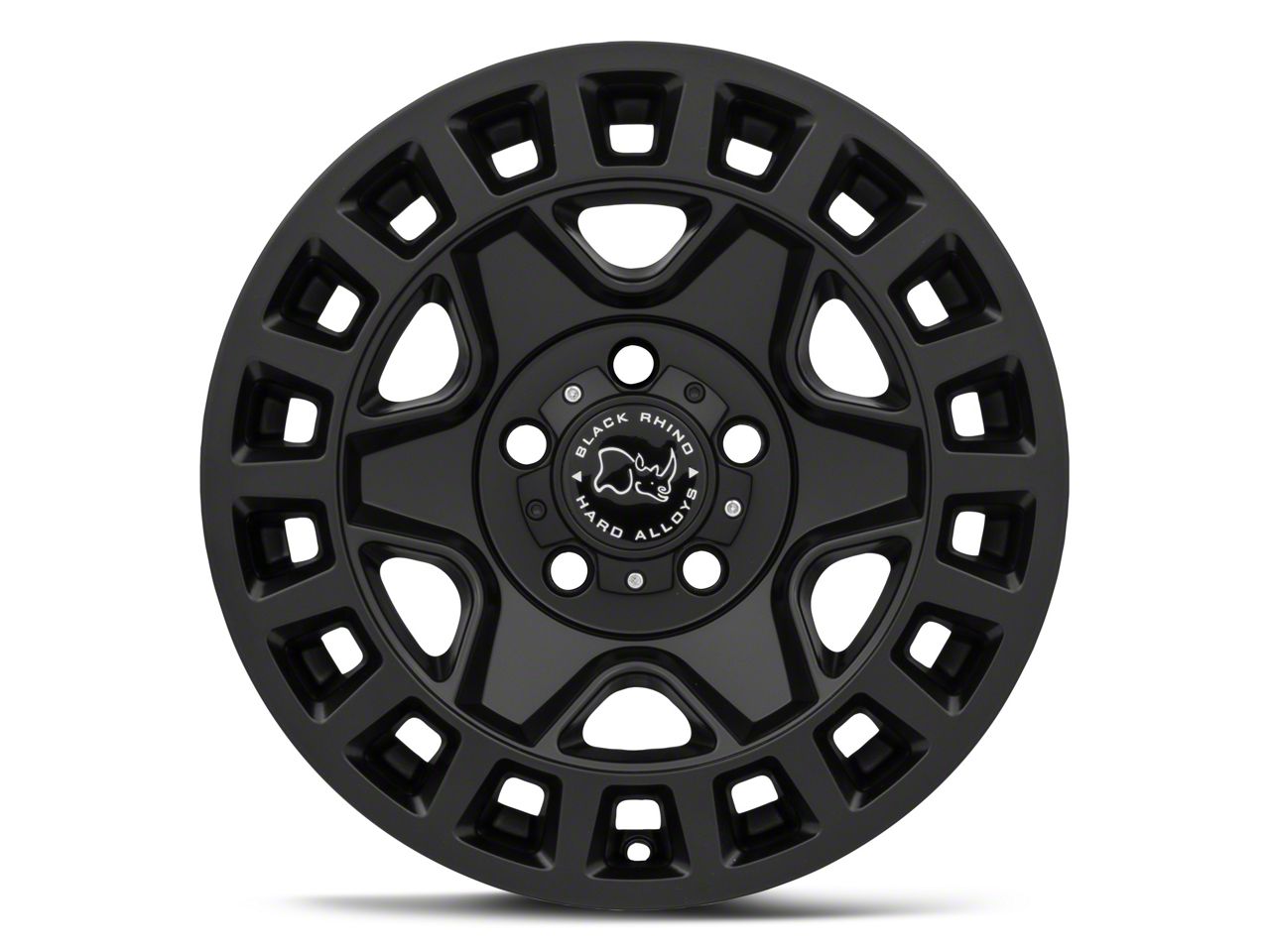 Black Rhino Jeep Wrangler York Matte Black Wheel; 17x8; 35mm