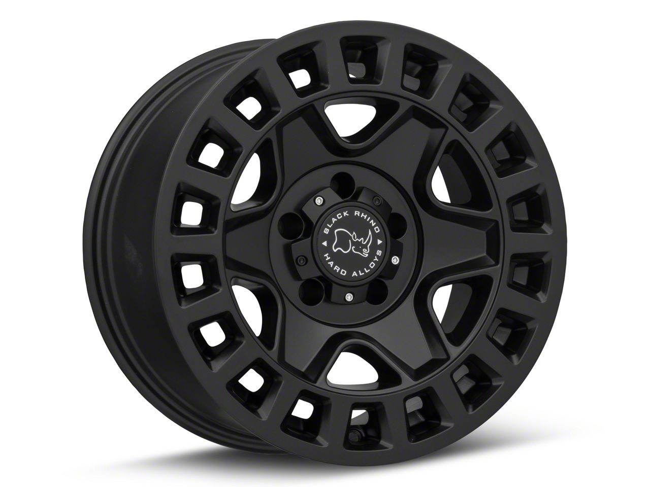 Black Rhino Jeep Wrangler York Matte Black Wheel; 18x8; 35mm