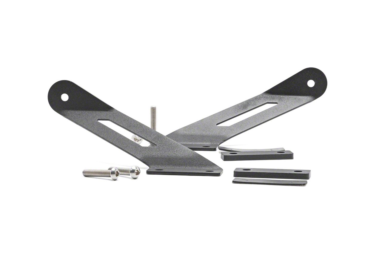 thumbnail image 2 of IRONWALLS 22" LED Light Bar Combo + Hood Mount Bracket For Jeep JK Wrangler 07-18 2 of 4