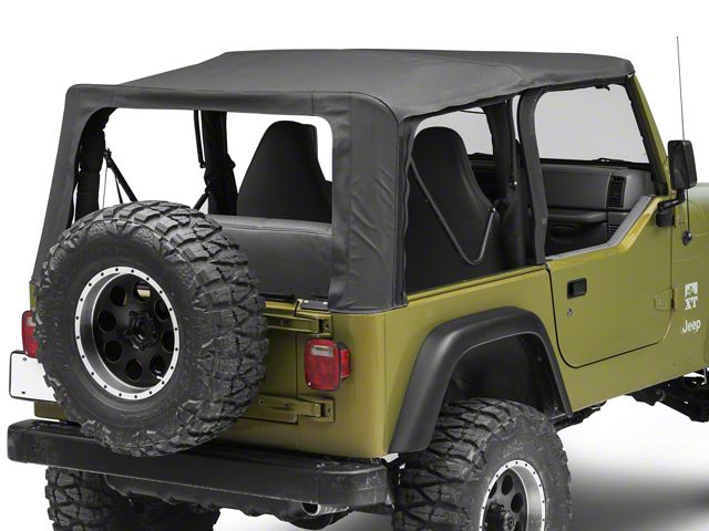 Rough Country Jeep Wrangler Replacement Soft Top - Black Rough Country Jeep Wrangler Replacement Soft Top - Black