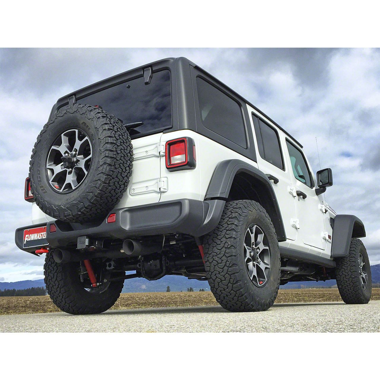 Flowmaster Jeep Wrangler Outlaw Axle-Back Exhaust System with