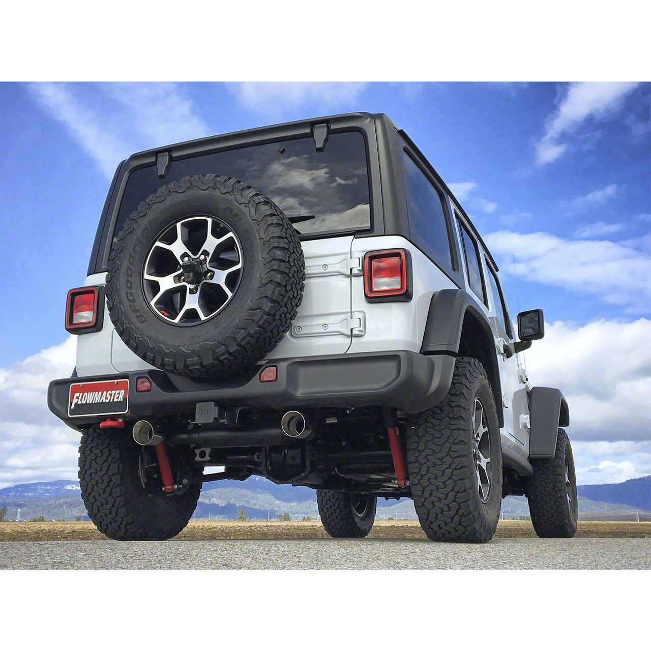Flowmaster Jeep Wrangler Force II Axle-Back Exhaust System with